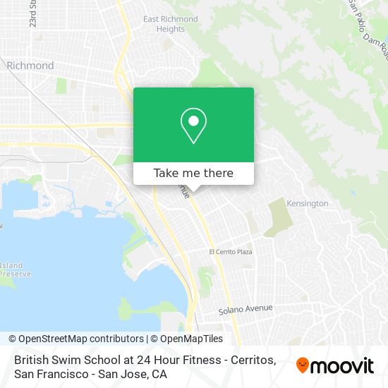 Mapa de British Swim School at 24 Hour Fitness - Cerritos