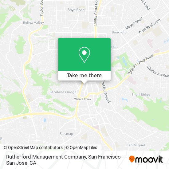 Rutherford Management Company map