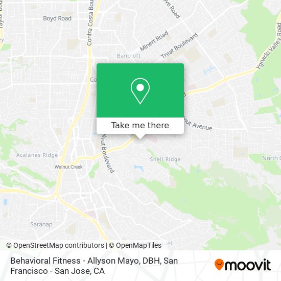 Behavioral Fitness - Allyson Mayo, DBH map