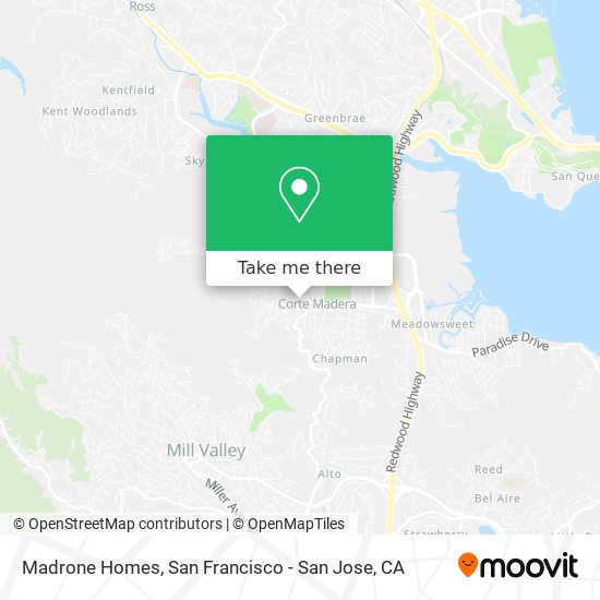 Madrone Homes map