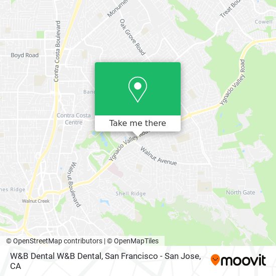 Mapa de W&B Dental W&B Dental