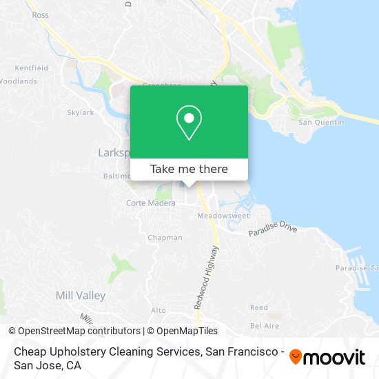 Cheap Upholstery Cleaning Services map