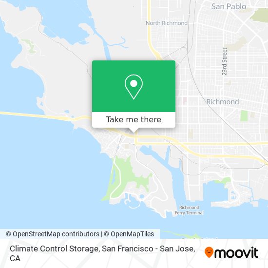 Climate Control Storage map