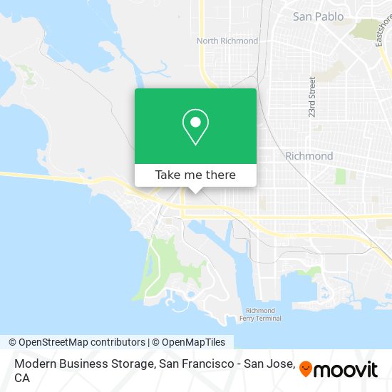 Modern Business Storage map