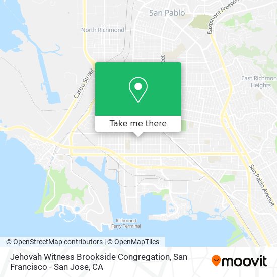 Mapa de Jehovah Witness Brookside Congregation