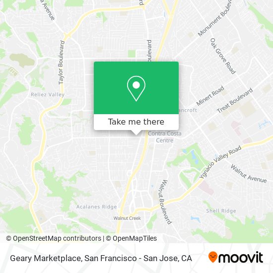 Geary Marketplace map