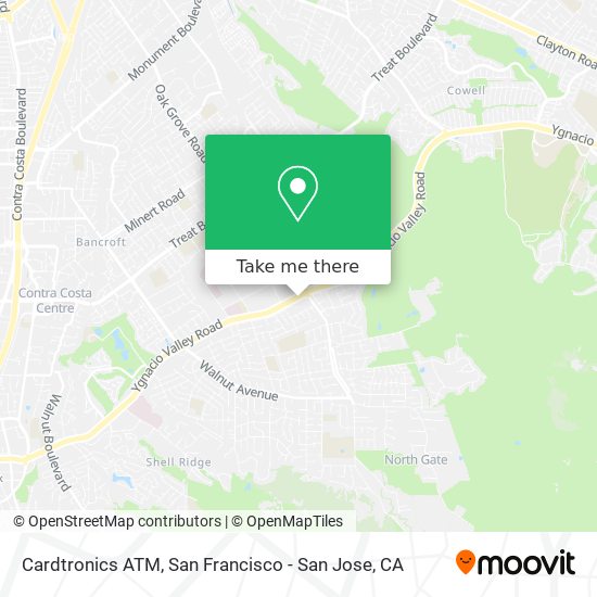 Cardtronics ATM map