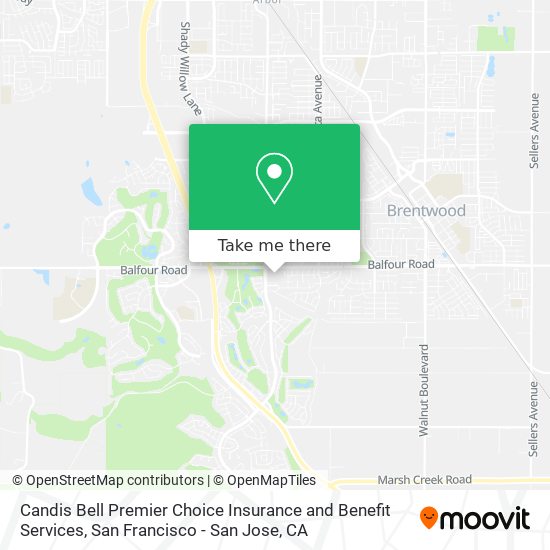 Candis Bell Premier Choice Insurance and Benefit Services map