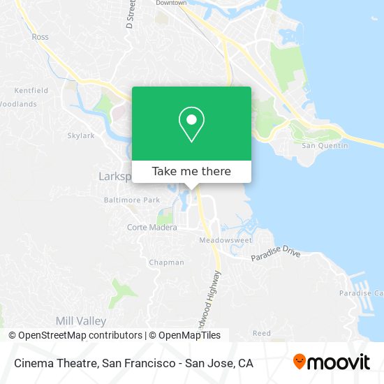 Cinema Theatre map