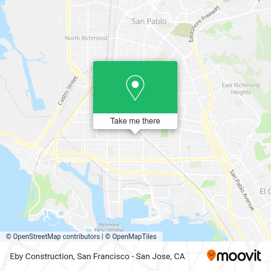 Eby Construction map
