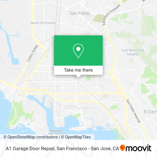 A1 Garage Door Repair map