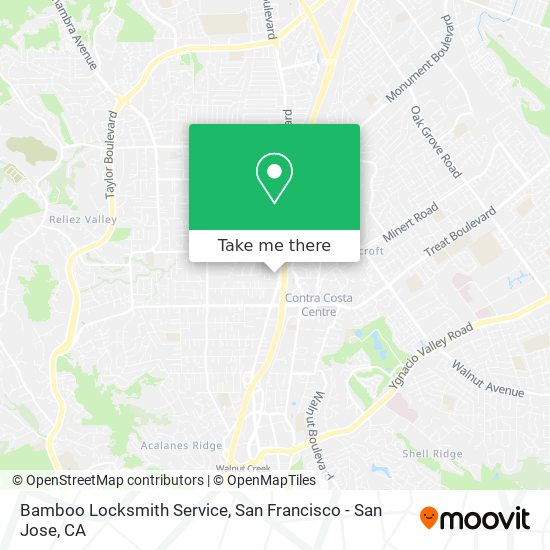 Bamboo Locksmith Service map