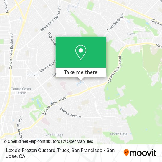 Mapa de Lexie's Frozen Custard Truck