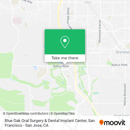 Blue Oak Oral Surgery & Dental Implant Center map