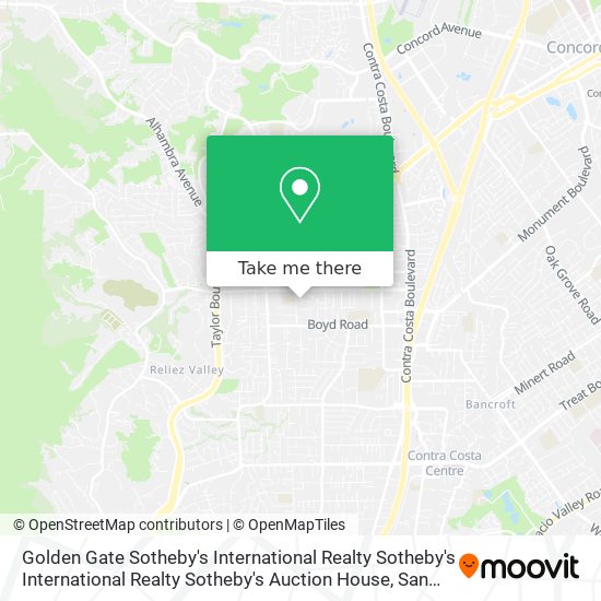 Golden Gate Sotheby's International Realty Sotheby's International Realty Sotheby's Auction House map