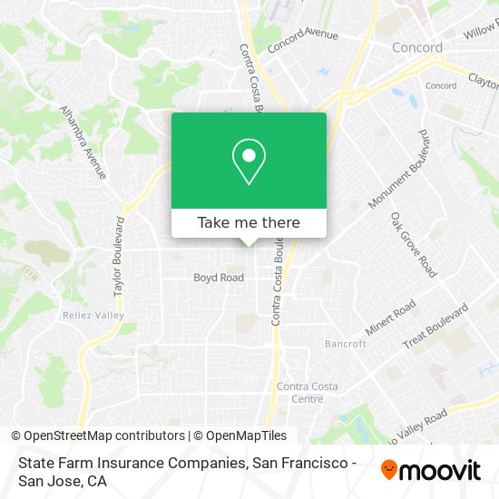 State Farm Insurance Companies map