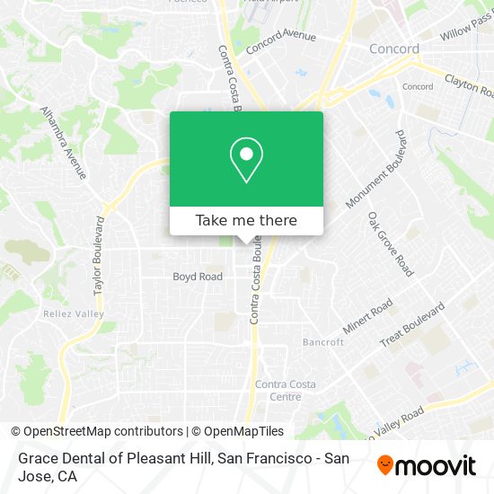 Grace Dental of Pleasant Hill map