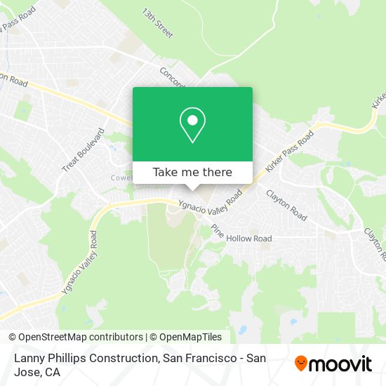 Mapa de Lanny Phillips Construction