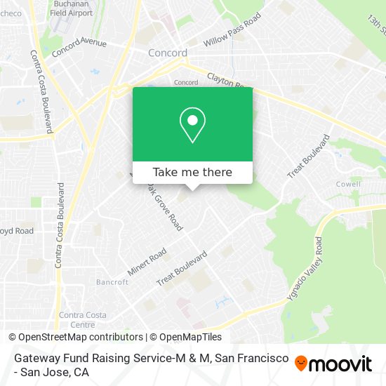 Gateway Fund Raising Service-M & M map