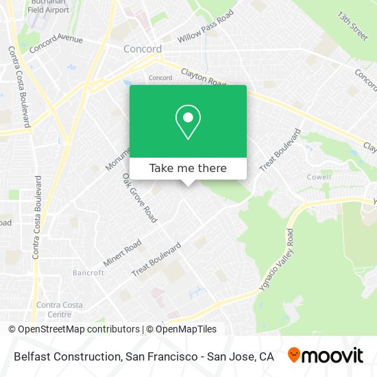 Mapa de Belfast Construction