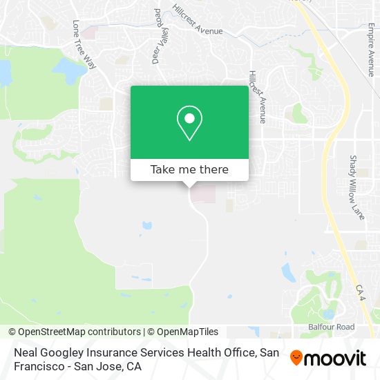 Mapa de Neal Googley Insurance Services Health Office