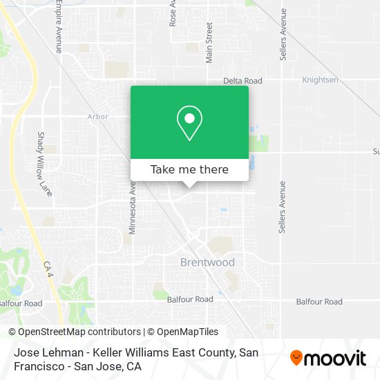 Jose Lehman - Keller Williams East County map