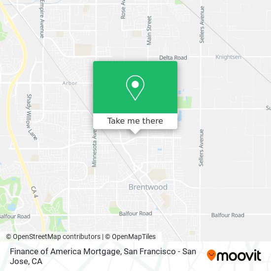 Finance of America Mortgage map