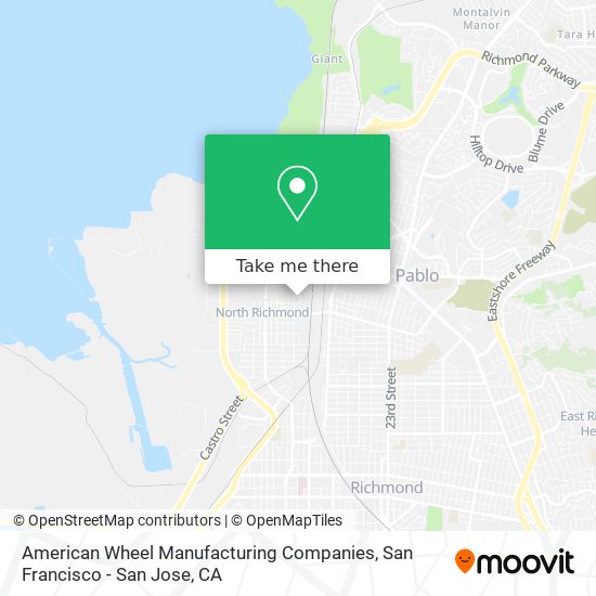 American Wheel Manufacturing Companies map