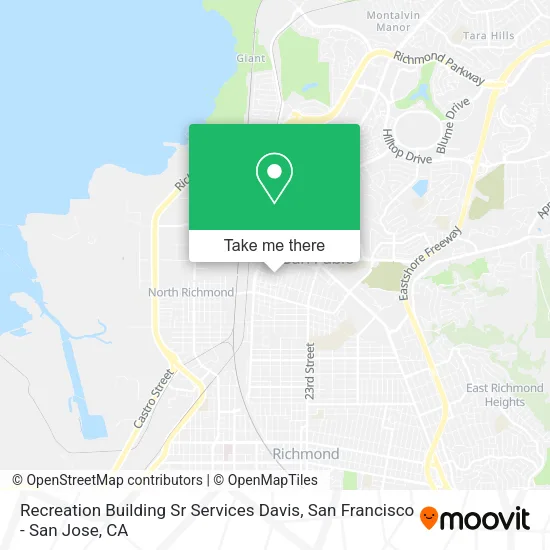 Mapa de Recreation Building Sr Services Davis