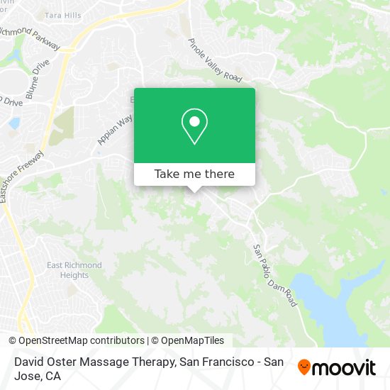 David Oster Massage Therapy map