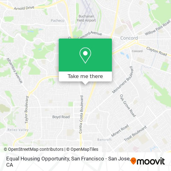 Equal Housing Opportunity map