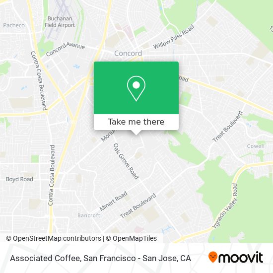 Mapa de Associated Coffee