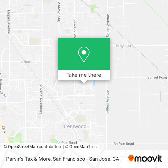 Parvin's Tax & More map