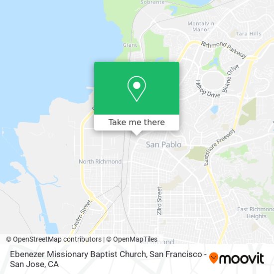 Mapa de Ebenezer Missionary Baptist Church