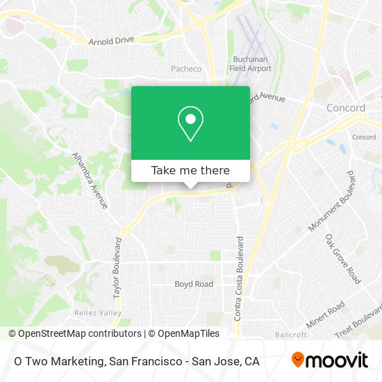 Mapa de O Two Marketing