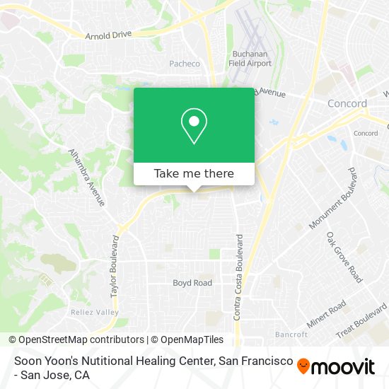 Mapa de Soon Yoon's Nutitional Healing Center