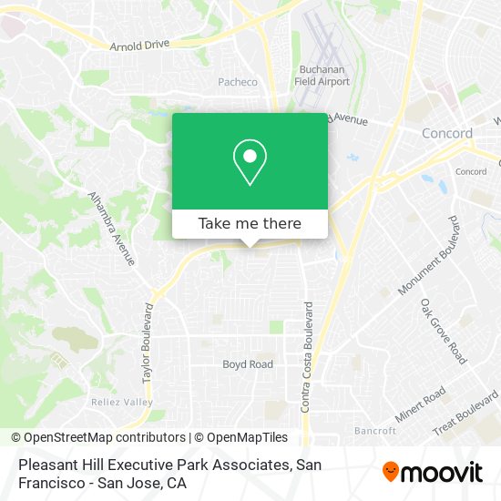 Mapa de Pleasant Hill Executive Park Associates