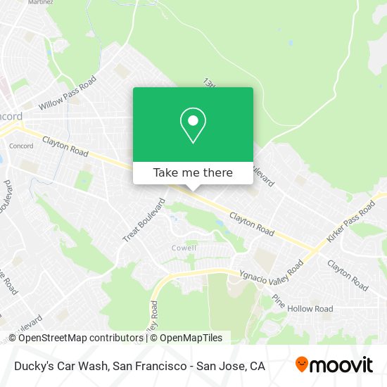 Mapa de Ducky's Car Wash