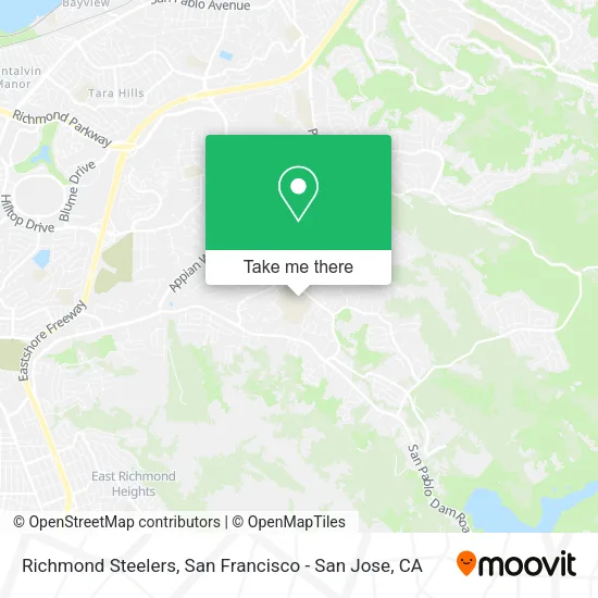 Richmond Steelers map