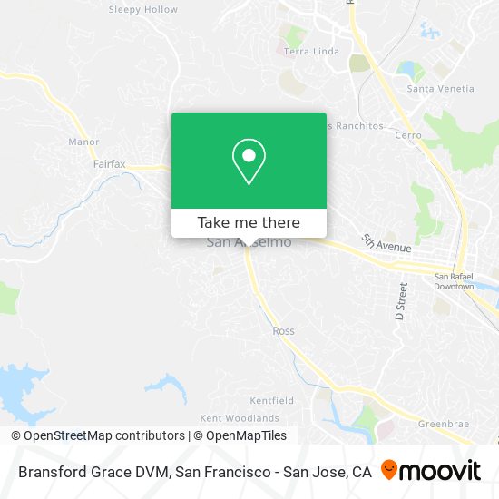 Bransford Grace DVM map
