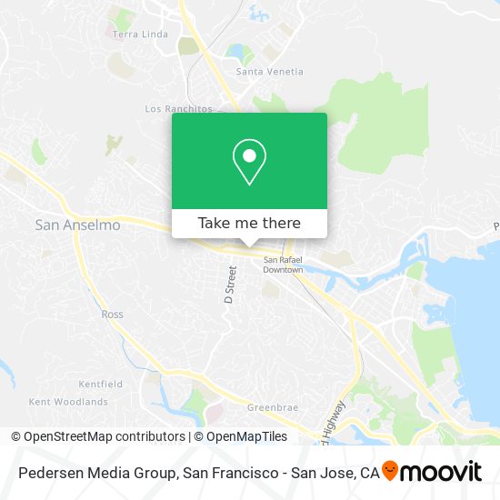 Pedersen Media Group map