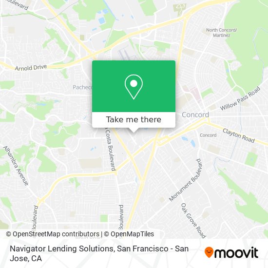 Mapa de Navigator Lending Solutions