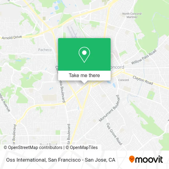 Mapa de Oss International