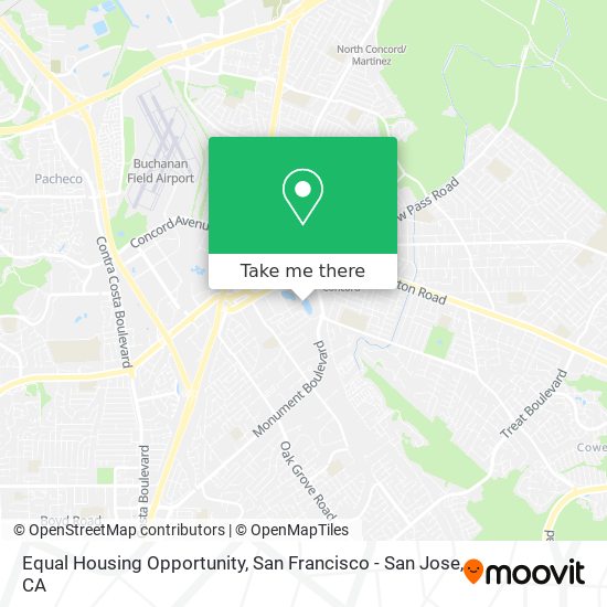 Mapa de Equal Housing Opportunity