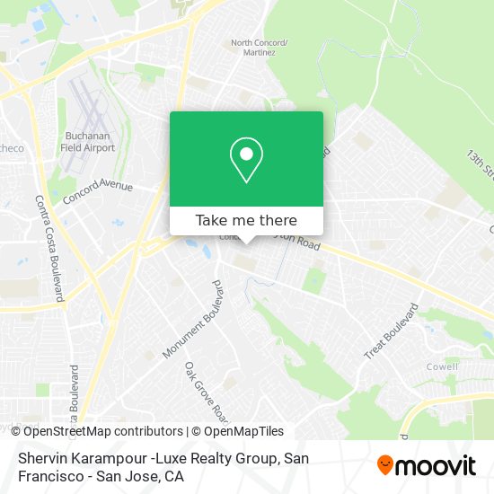 Mapa de Shervin Karampour -Luxe Realty Group