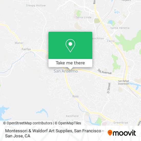 Mapa de Montessori & Waldorf Art Supplies