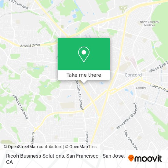 Ricoh Business Solutions map