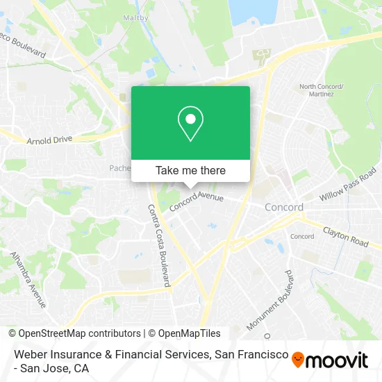 Weber Insurance & Financial Services map