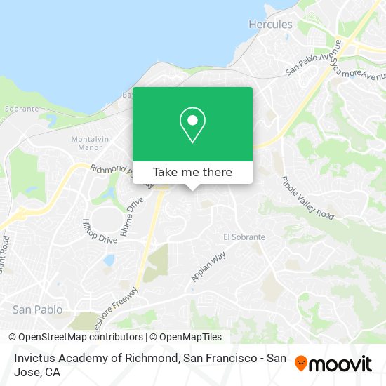 Invictus Academy of Richmond map