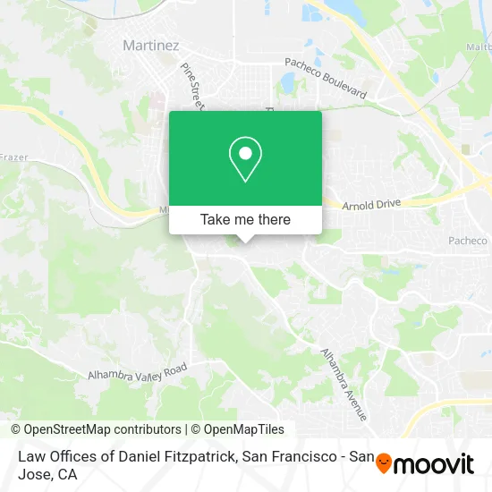 Law Offices of Daniel Fitzpatrick map